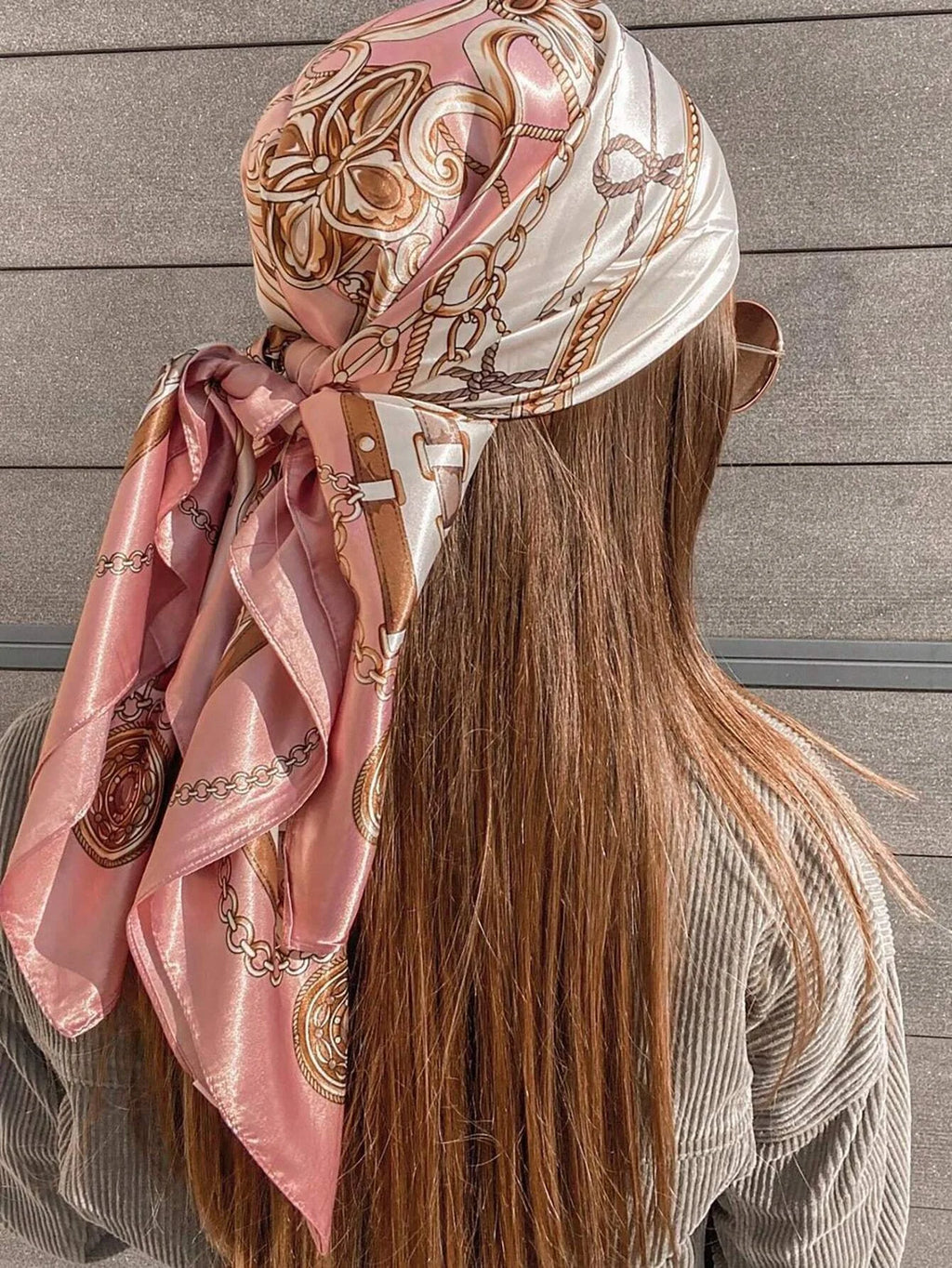 Foulard carré en soie pour femmes, nouveau Design de luxe, Style populaire, quatre saisons, protection solaire, foulard de plage, Hijab, 90x90CM
