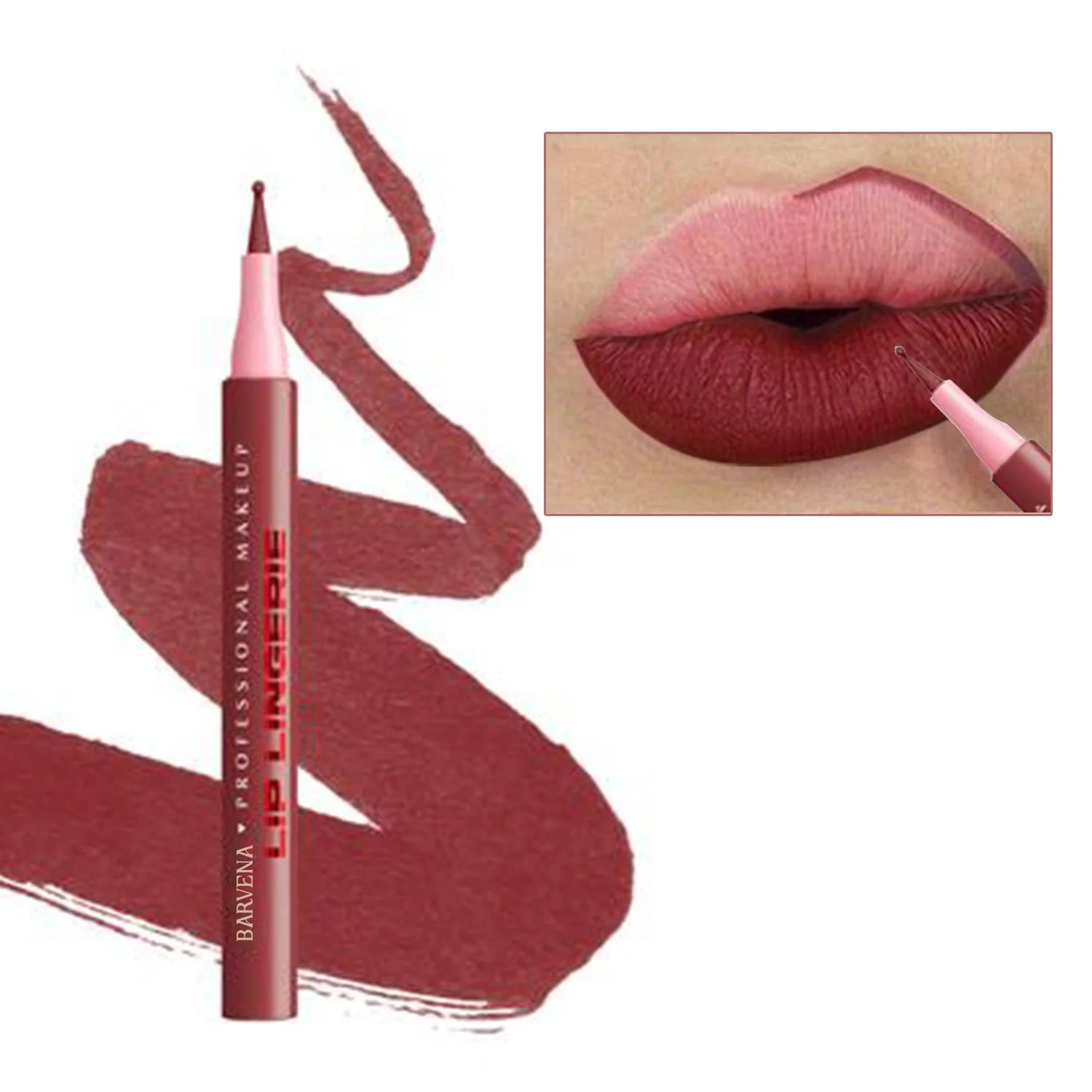Crayon à lèvres mat, imperméable, Application lisse, résistant aux taches, hydratant, hautement pigmenté, 6 couleurs, maquillage pour le contour des lèvres