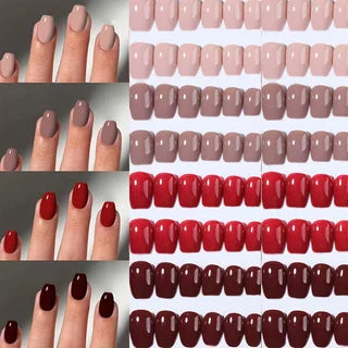 Faux ongles moyens avec pendentif à nœud 3d, 96 pièces, ongles acryliques en forme de cœur, strass, ongles pour femmes entièrement coupés