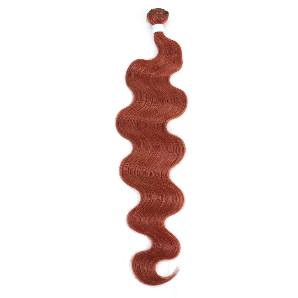 Mèches synthétiques Body Wave colorées 613, Extensions capillaires naturelles blondes Piano, queue de cheval épaisse ombrée, tissage de cheveux amples et profonds
