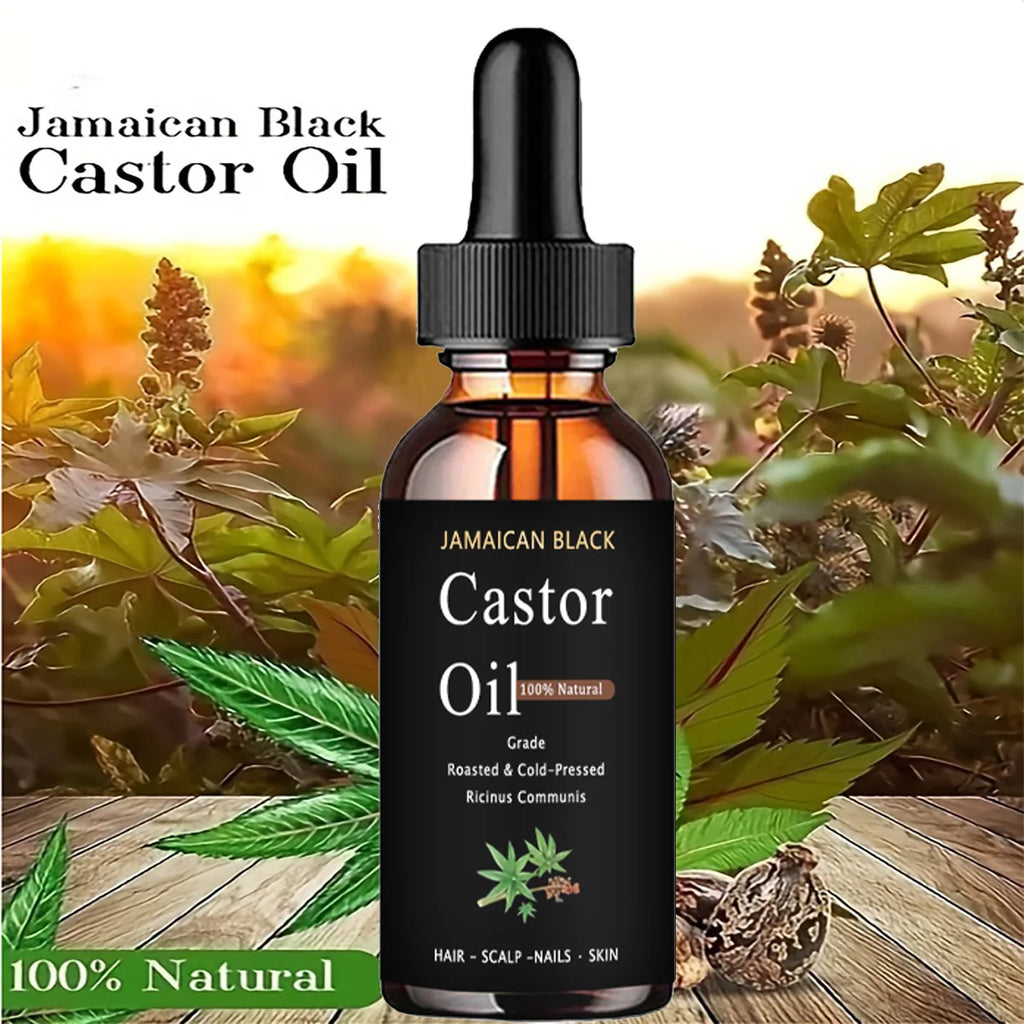 TRSTAY Jamaïque noir pur naturel huile de ricin traitement des cheveux hydratant fort cuir chevelu environnement soins capillaires sains