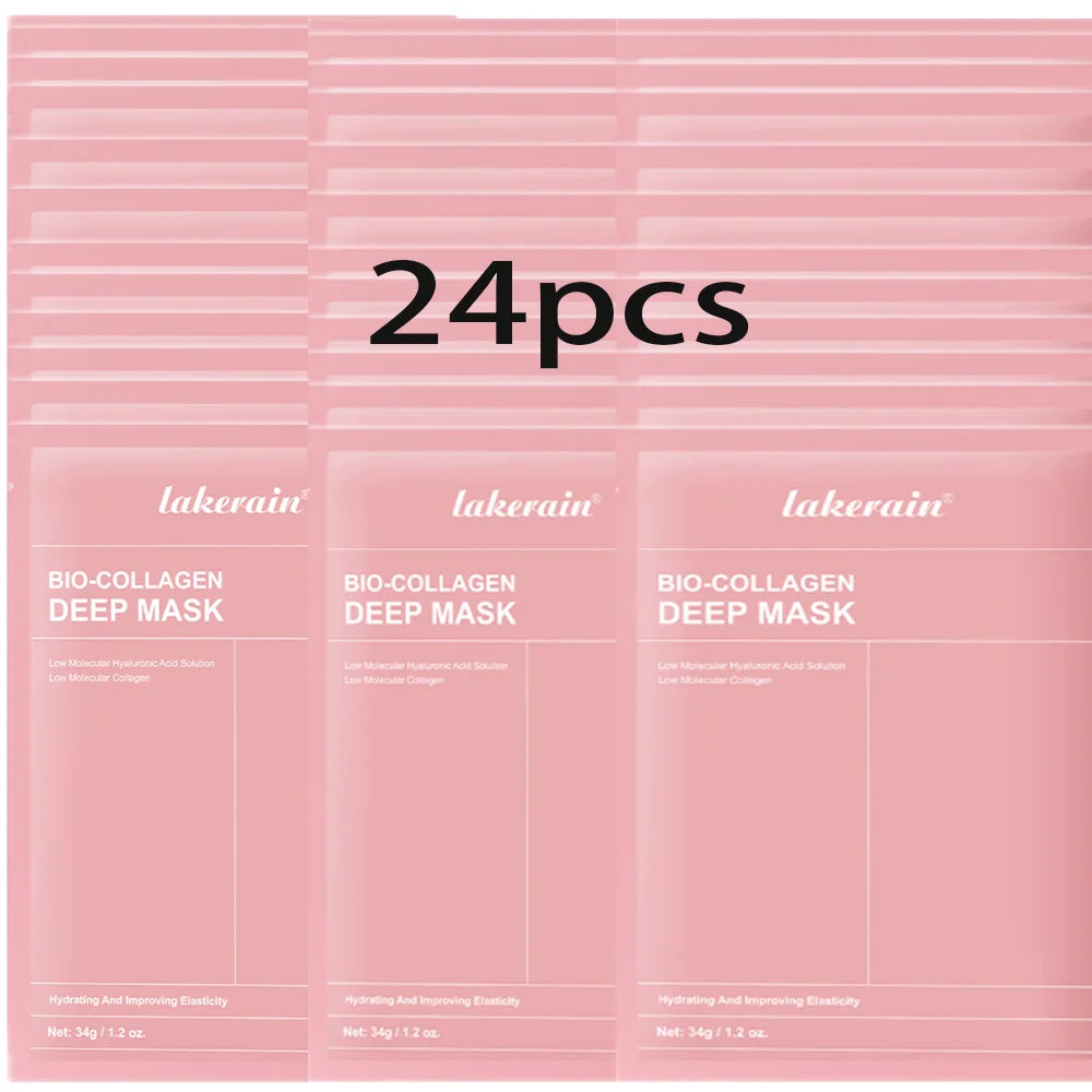 Bio-colagène véritable masque profond supplément collagène hydratant nuit masque hydrogel amélioration de l'élasticité minimisant les pores raffermissant