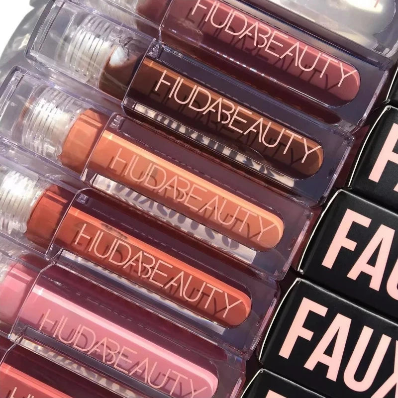 Huda Beauty remplissage brillant Non collant brillant à lèvres hydratant cristal clair huile pour les lèvres repulpant hydratant teinté rouge à lèvres maquillage
