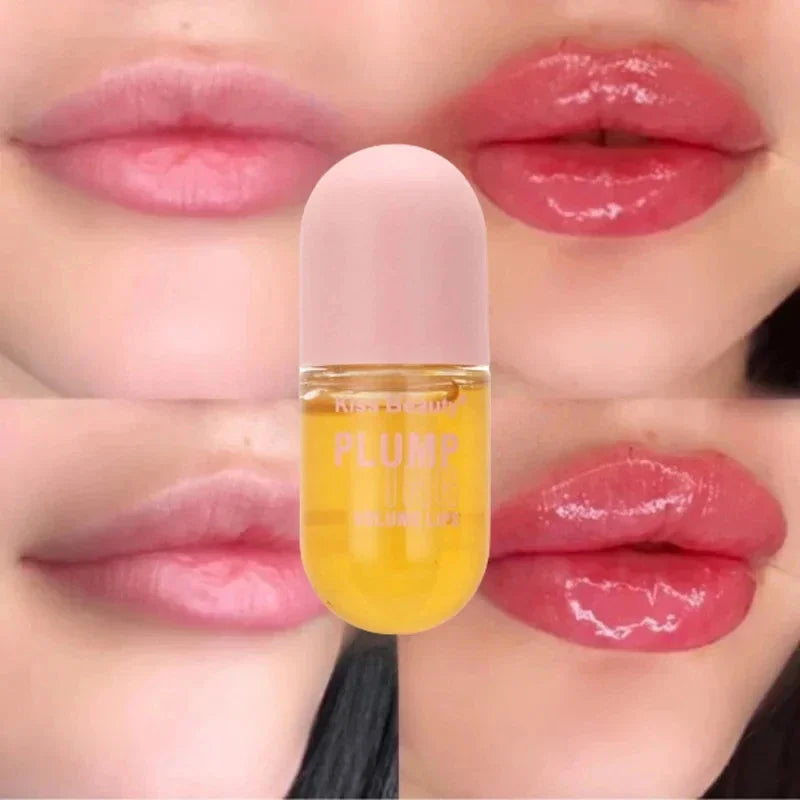 Huile repulpante longue durée pour les lèvres, rehausseur de Volume instantané, sérum au collagène, brillant à lèvres, cosmétique Sexy, augmente le Volume