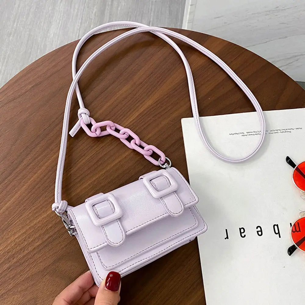 Mini petits sacs messager pour femmes fille chaîne sac à main en cuir PU sac à main dames fille sacs à bandoulière concepteur 2022 été jaune