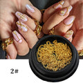 12 grilles de chaînes à ongles 3D en or, argent, gris foncé et rose, style gothique punk, breloques en métal pour nail art, chaînes en alliage, décorations pour manucure