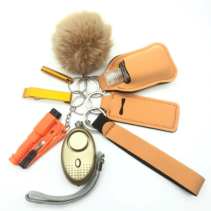 Accessoires de porte-clés de défense personnelle en extérieur – Produits de self-défense sous forme de porte-clés pour femmes. Accessoire portable conçu pour être facilement attaché à un sac ou des clés, destiné à un usage de protection personnelle.