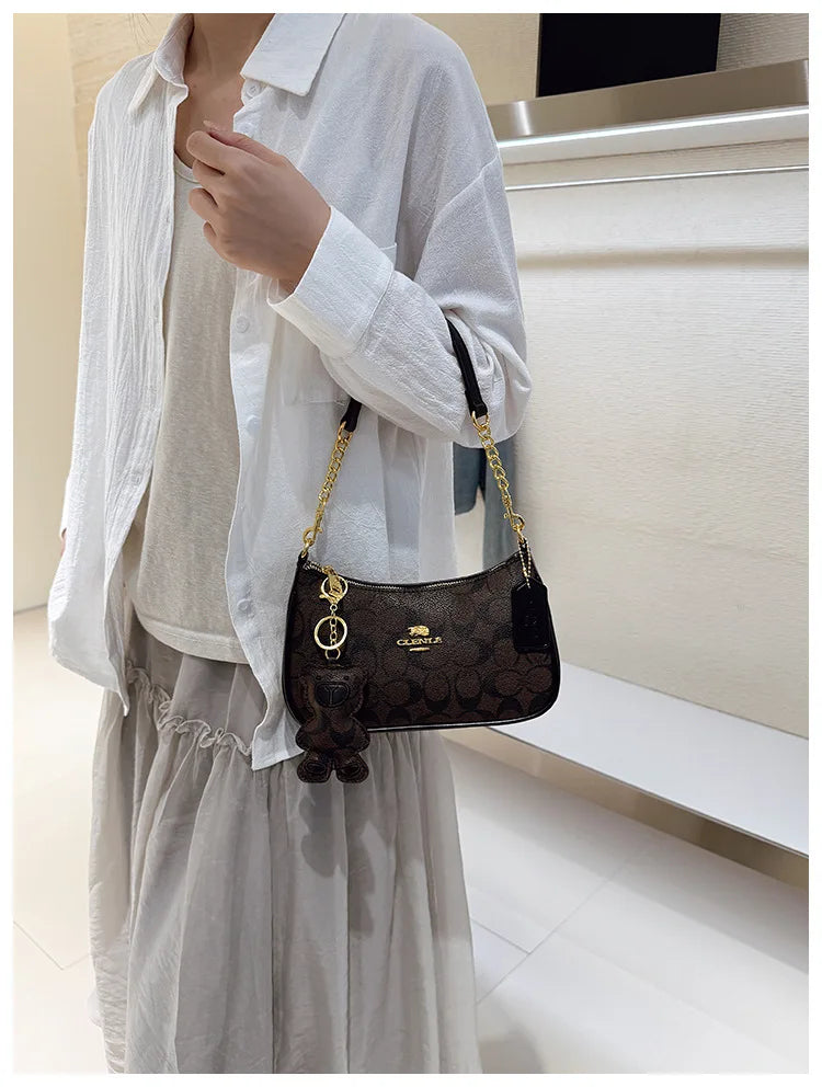 Sac à main de style haut de gamme pour femmes, nouveau modèle 2025, petit sac carré unique et à la mode, tendance, rétro, simple et élégant