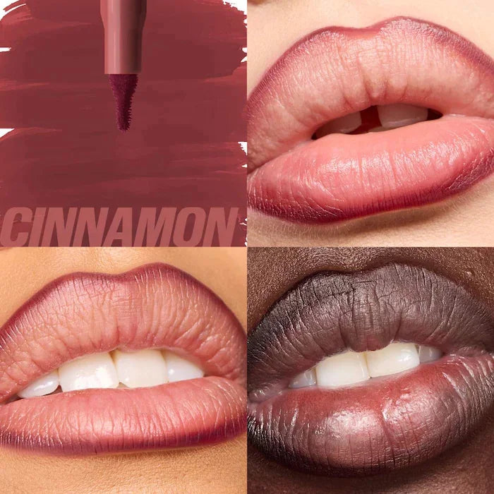 Teinte à lèvres HUDA BEAUTY, longue tenue, facile à appliquer, fini mat, rouge à lèvres hybride, gloss, liner pour les lèvres.