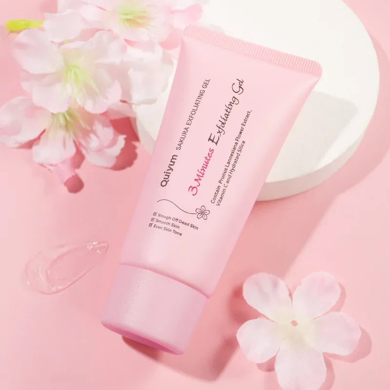 Gel exfoliant Sakura, gommage facial, hydratant, nourrissant, réparateur, crème pour le visage, soin de la peau, 30g/50g
