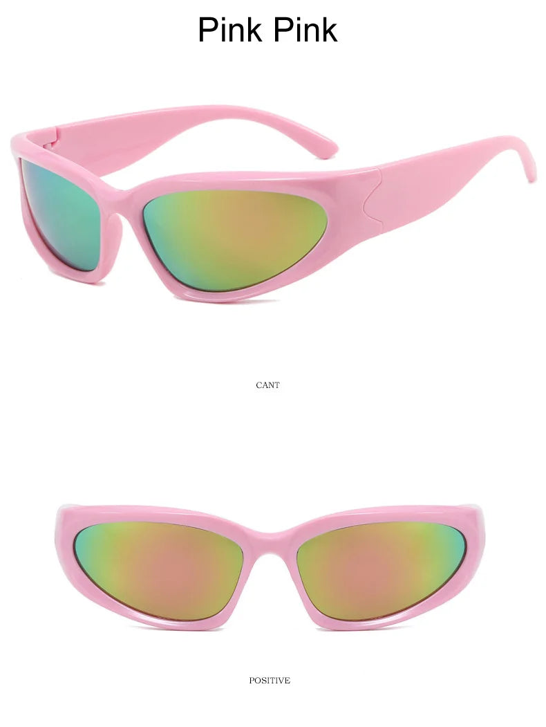 Lunettes de soleil carrées vintage pour femmes, lunettes de soleil de créateur de marque, nuances féminines, miroir rétro punk, petit cadre
