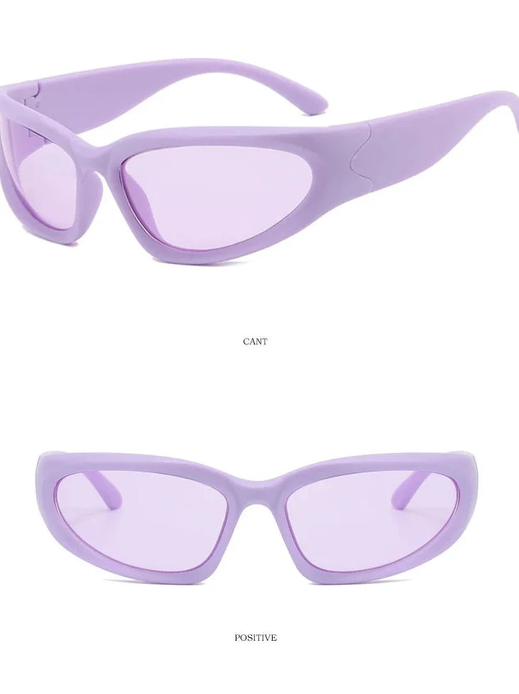 Lunettes de soleil carrées vintage pour femmes, lunettes de soleil de créateur de marque, nuances féminines, miroir rétro punk, petit cadre