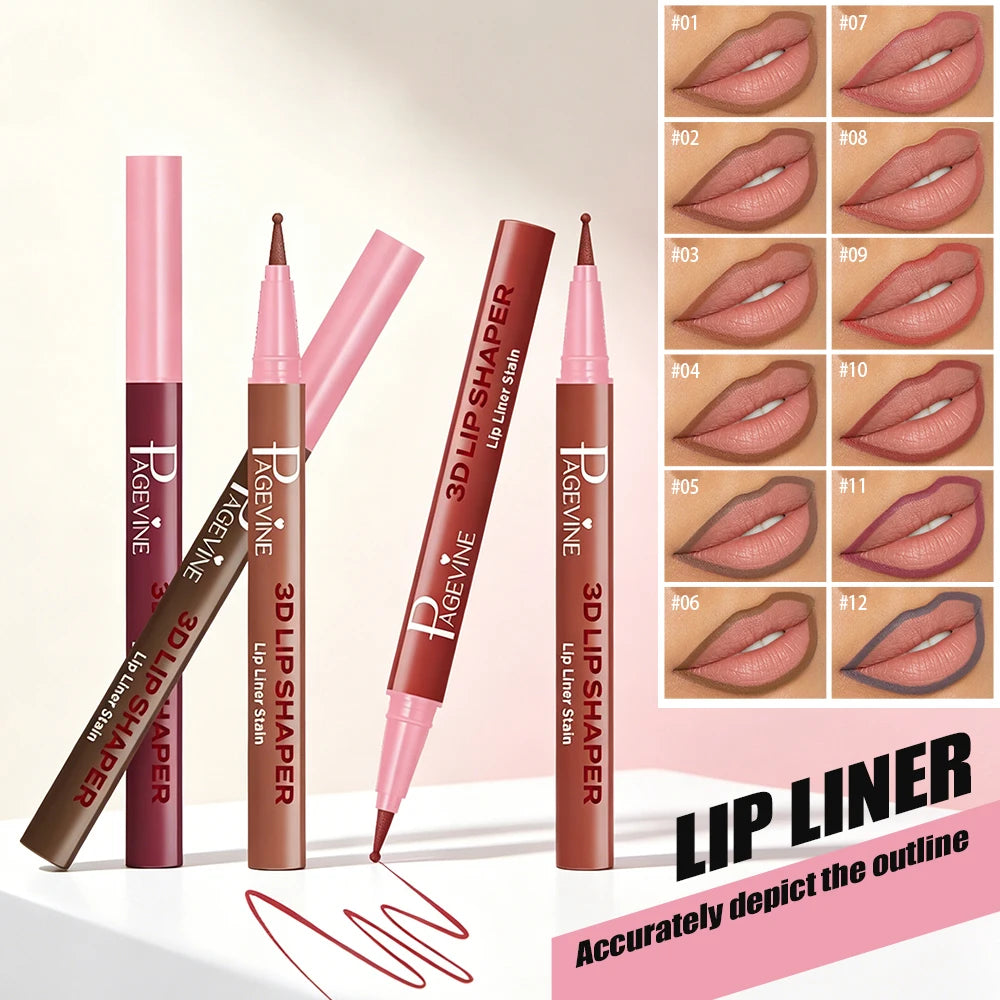 1 pièce – Crayon à lèvres en velours de soie imperméable et résistant à la transpiration, longue tenue, naturel, facile à appliquer, ne colle pas, maquillage des lèvres, cosmétiques pour les lèvres