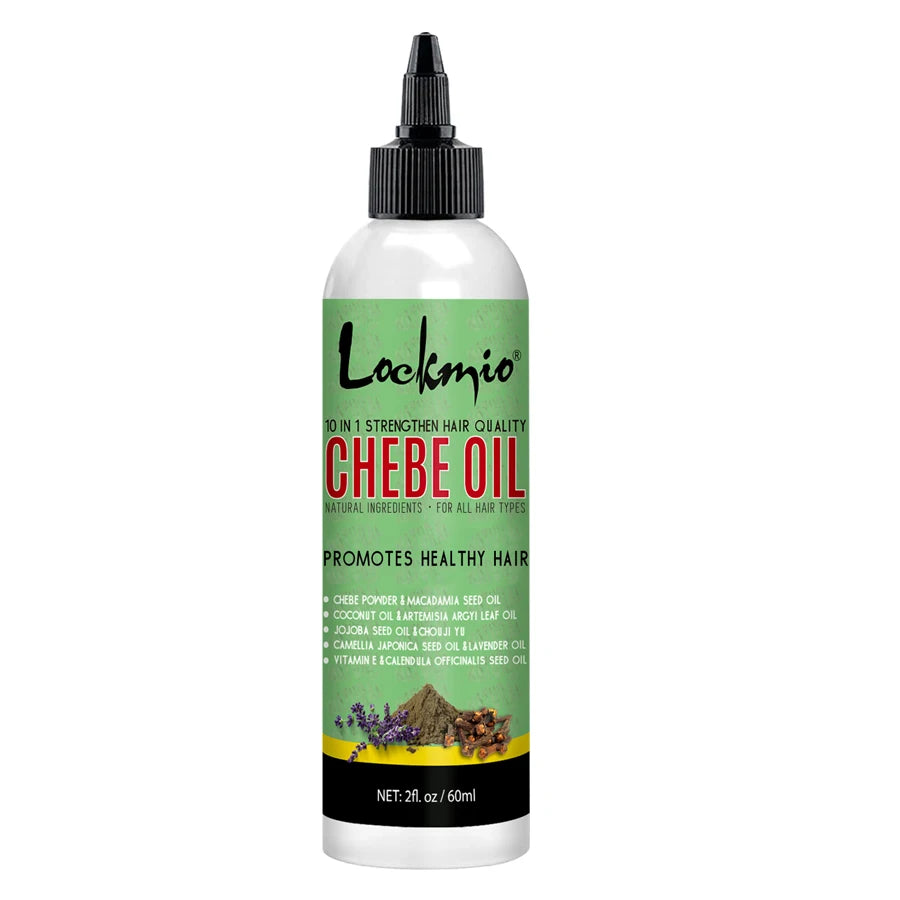 LOCKMIO Chebe huile capillaire pour cuir chevelu apaisant nourrissant racines produits de soins capillaires pour hommes et femmes Chebe revitalisant hydratant