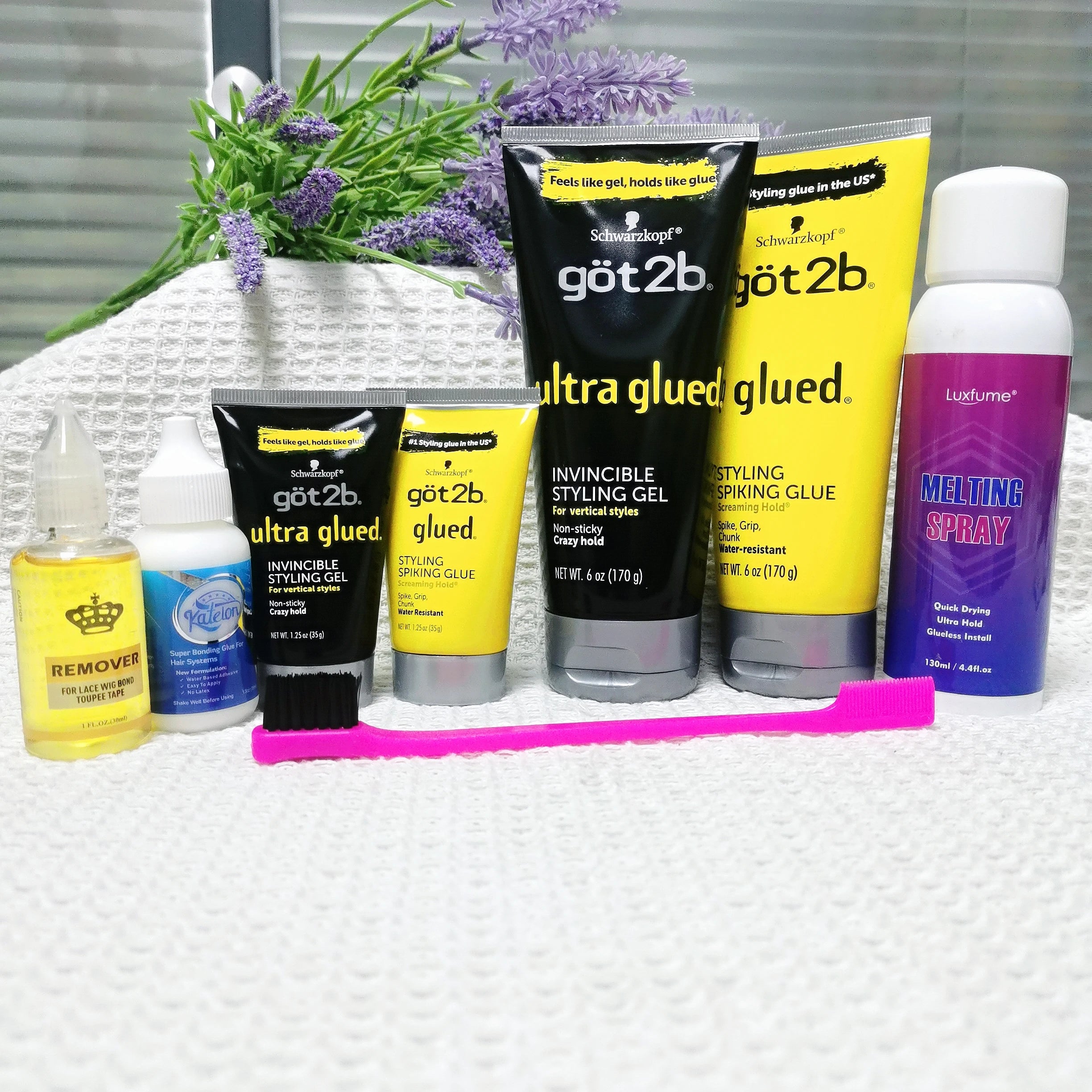 Got 2b colle 35g Gel pour cheveux, spray, gel pour perruques adhésifs 170g