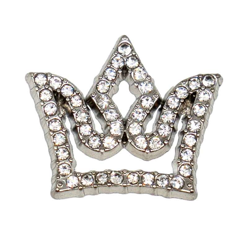 1 / 18 pièces de breloques en métal – Charms de style mode pour femmes et filles, design argenté. Motifs variés incluant parfum, cœur, fleurs et strass. Accessoires décoratifs pour chaussures, permettant de personnaliser et embellir vos sandales ou sabots