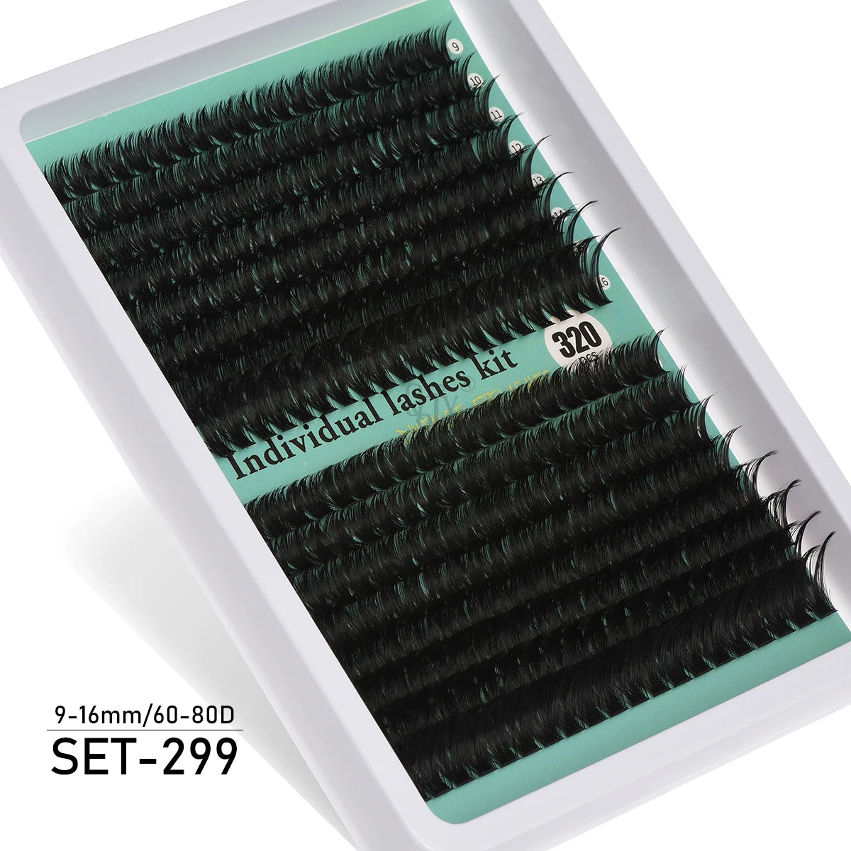 Extensions de cils individuelles, 600 pièces, épaisses et moelleuses, 30D/100D, longueur mixte, bricolage, pour une Application et un retrait faciles