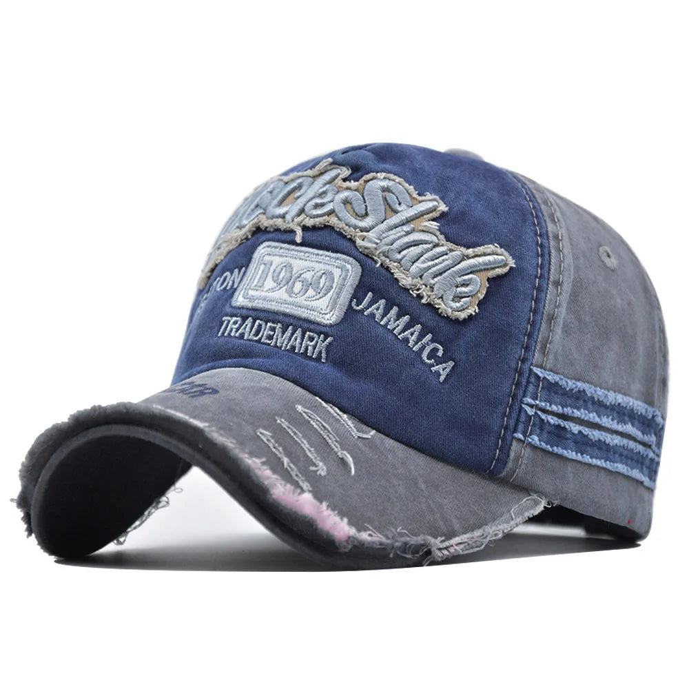 Coton lavé 1969 broderie casquettes de Baseball pour femmes hommes Sport visières Vintage casquette Snapback unisexe-adolescent Hip Hop chapeau os papa chapeau