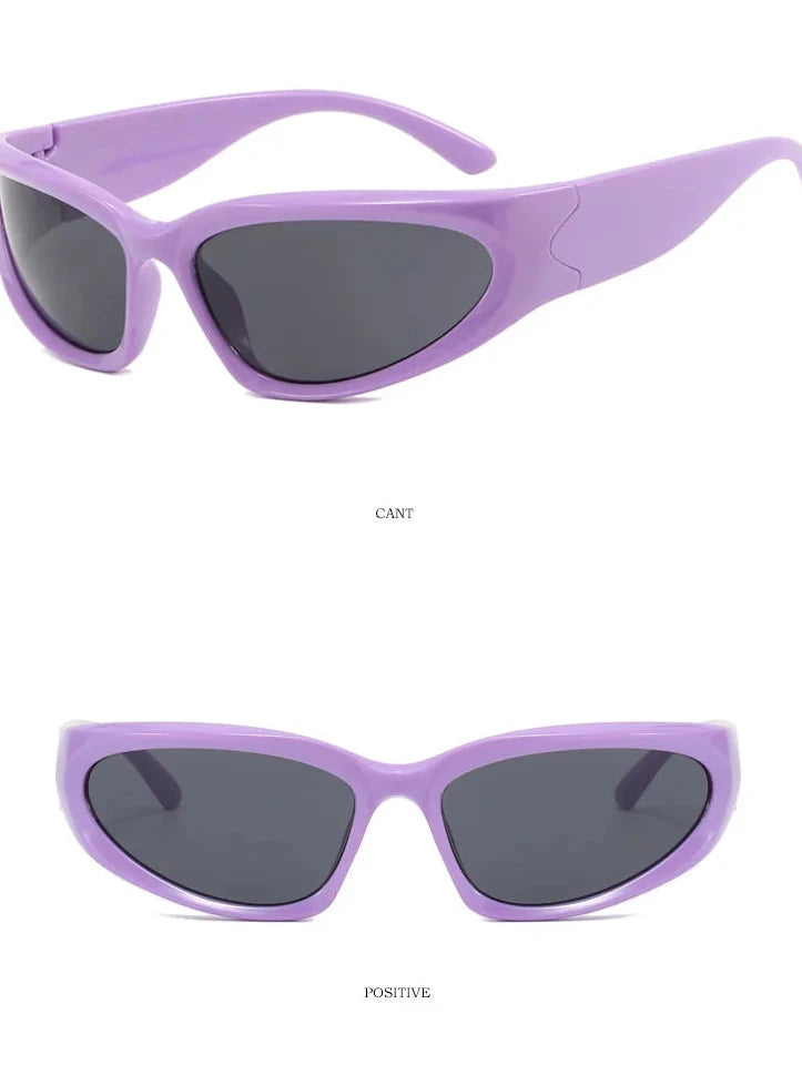 Lunettes de soleil carrées vintage pour femmes, lunettes de soleil de créateur de marque, nuances féminines, miroir rétro punk, petit cadre