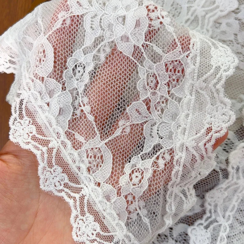Écharpe bandana en dentelle à volants, convertible en foulard triangulaire, ceinture chaîne de taille, accessoire pour femme sexy, tenue esthétique tendance