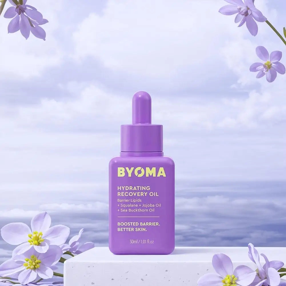 BYOMA Essence Double Réparation Barrière Cutanée Soin Élastifiant Instantané Hydratant Éclat Naturel Huile Essentielle Soin de la Peau