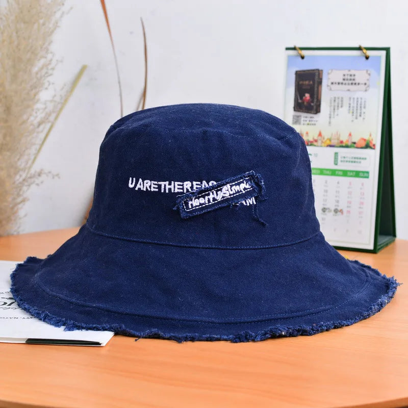 Chapeaux seau en coton pour femmes, chapeau de protection solaire pour l'été et l'automne, casquette de pêcheur pour l'extérieur et la plage