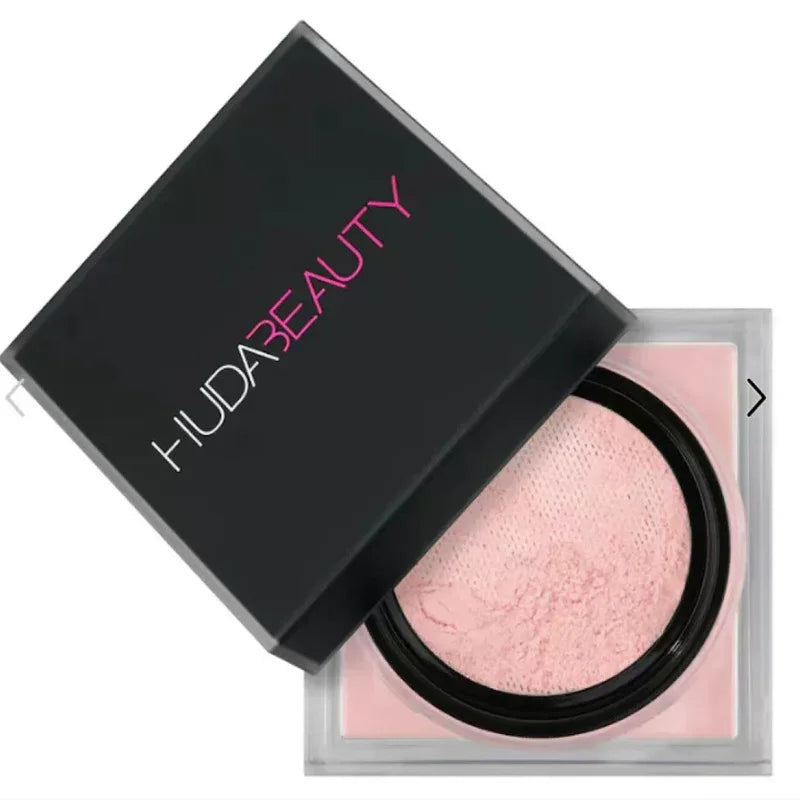Poudre Libre Éclaircissante HudaBeauty et Correctrice 2 Couleurs Easy Bake – Duo Longue Tenue, Contrôle du Sébum, Maquillage Naturel et Imperméable pour le Visage