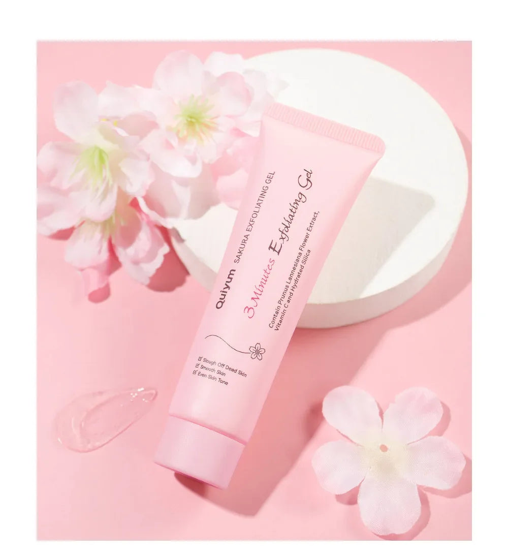 Gel exfoliant Sakura, gommage facial, hydratant, nourrissant, réparateur, crème pour le visage, soin de la peau, 30g/50g