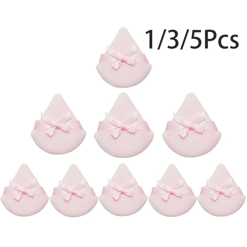 Bouffée de poudre moelleuse ultra douce, velours lavable et réutilisable, visage et corps, bouffée de poudre adt, outil de maquillage, cosmétiques, 1 pièce, 3 pièces, 5 pièces