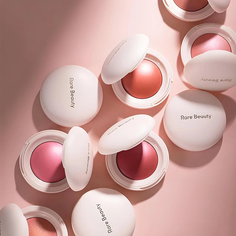 Fard à joues en poudre haute brillance, beauté Rare, léger, soyeux, Portable, hydratant durable, imperméable, contour naturel, maquillage pour le visage