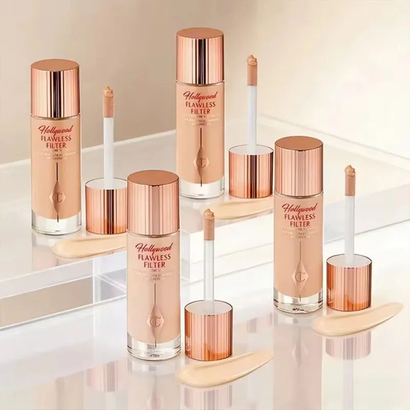 Vente flash – Charlotte Tilbury Hollywood Flawless Filter : fond de teint illuminateur liquide pour le teint.