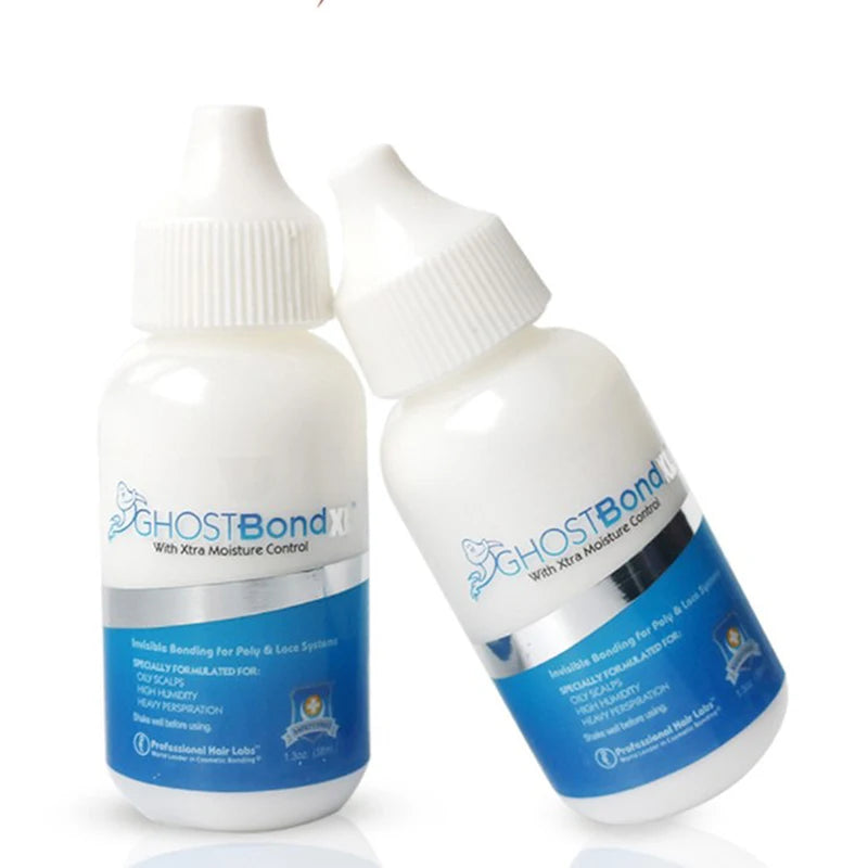GHOSTBOND Adhésif de remplacement de cheveux 1,3 oz - Colle de liaison pour perruque invisible : résistante à l'eau et à l'huile, non toxique