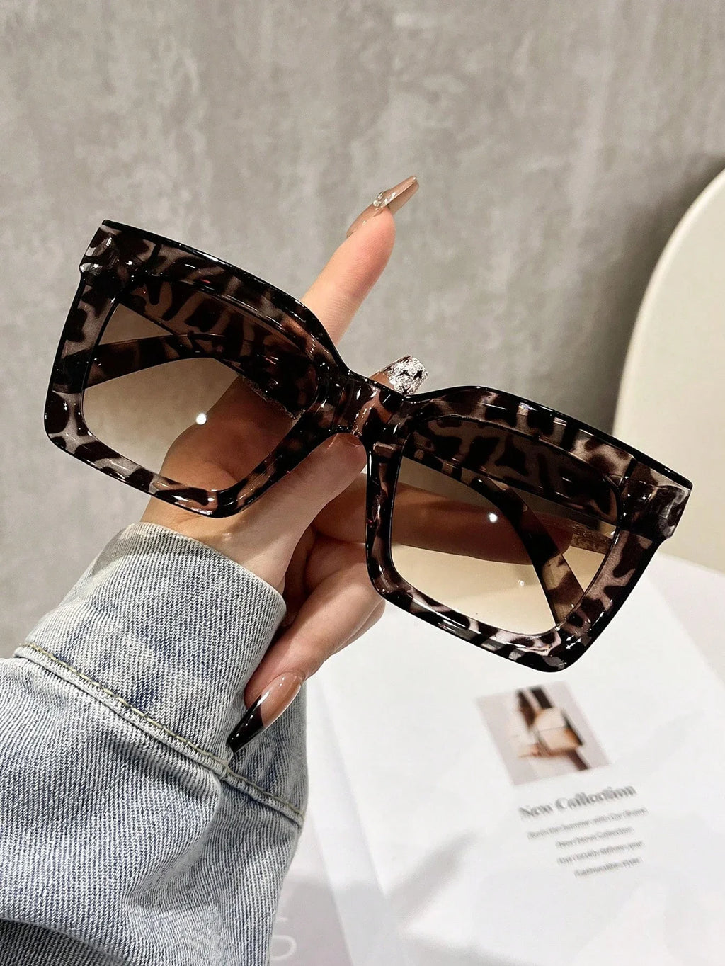 1/2 paires de lunettes de mode rétro de haute qualité à monture carrée, adaptées aux hommes et aux femmes, idéales pour la conduite et le port quotidien