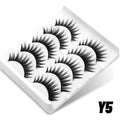 Faux cils effet œil de chat, légers et duveteux pour un regard intense et élégant. Bande de cils réutilisable au rendu naturel, idéale pour le maquillage quotidien ou les occasions spéciales