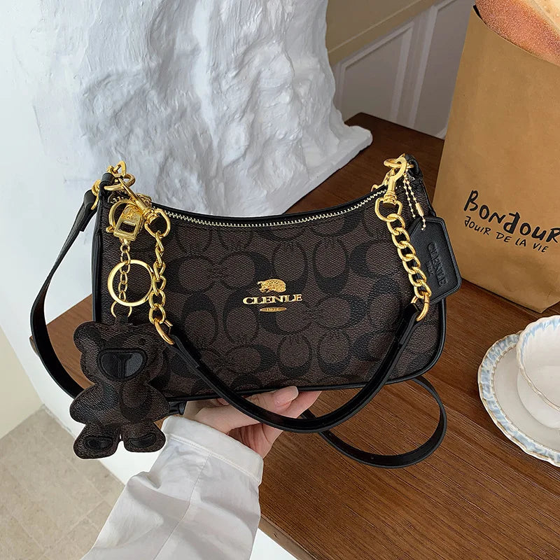 Sac à main de style haut de gamme pour femmes, nouveau modèle 2025, petit sac carré unique et à la mode, tendance, rétro, simple et élégant