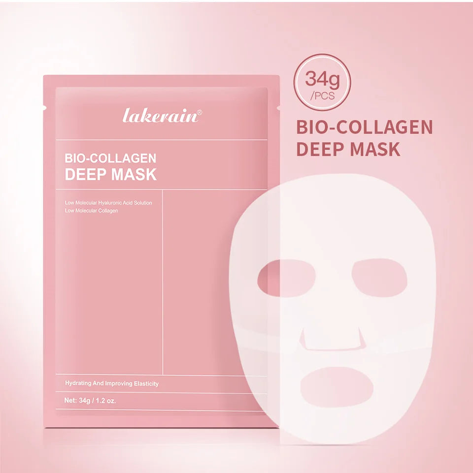 Bio-colagène véritable masque profond supplément collagène hydratant nuit masque hydrogel amélioration de l'élasticité minimisant les pores raffermissant