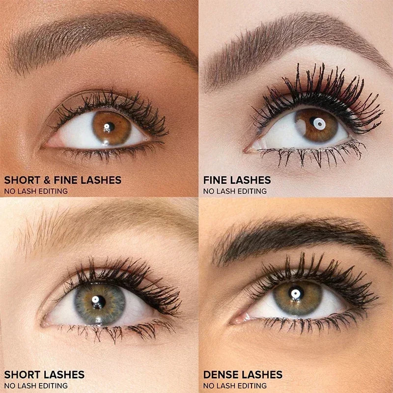 TooFaced BetterThanSex mascara imperméable à l'eau pour les grands yeux, maquillage lisse, nourrissant, résistant à la transpiration, touffu, long volume, rose, aluminium, 8ml
