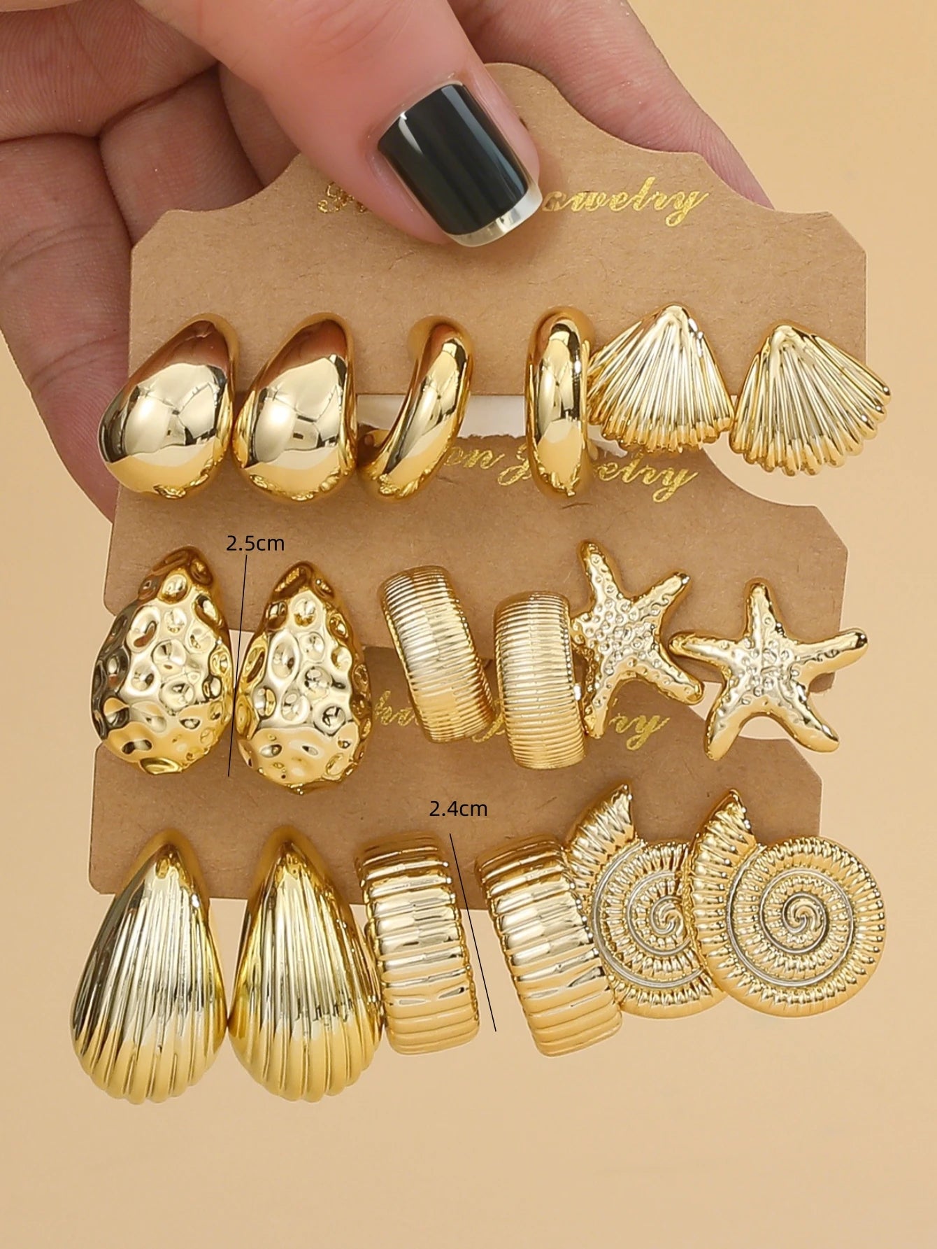 🌊 Collection Boucles d’Oreilles Été Luxe – Étoile de Mer, Coquillage & Design Minimaliste