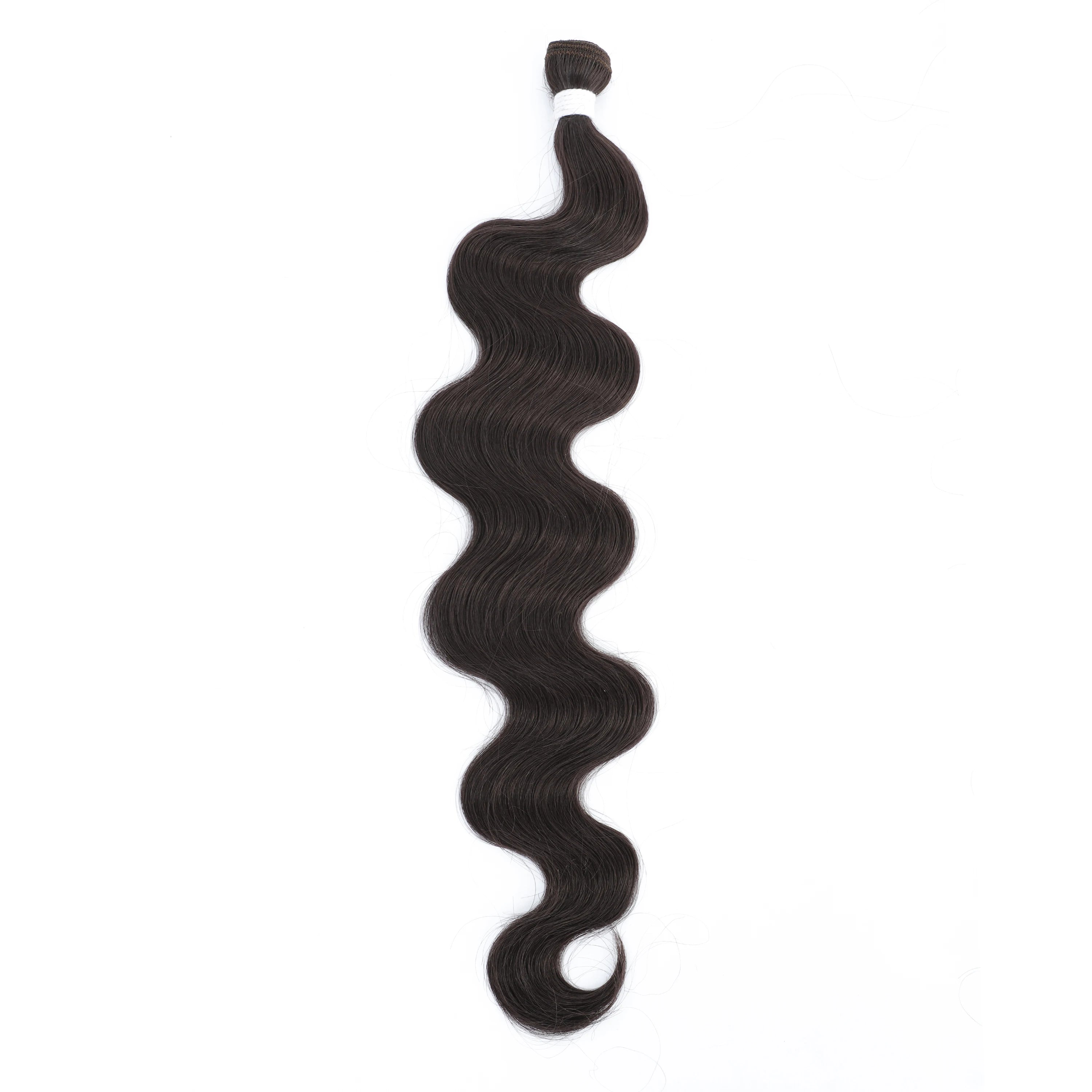 Mèches synthétiques Body Wave colorées 613, Extensions capillaires naturelles blondes Piano, queue de cheval épaisse ombrée, tissage de cheveux amples et profonds