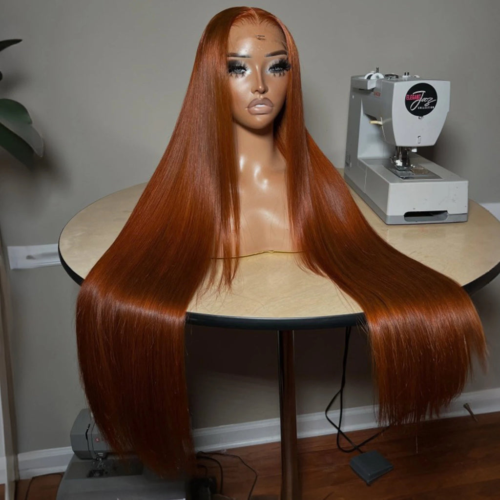 Perruque Lace Frontal Wig synthétique lisse et soyeuse de couleur rose, 13x4x1, sans colle, pre-plucked, pour femmes noires, cheveux doux pour fête quotidienne