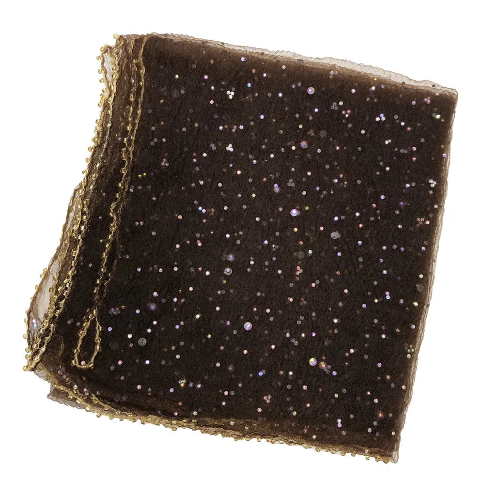Bandana à paillettes colorées à la mode, écharpe de tête Ultra-fine et respirante, Protection solaire d'été, 80cm x 80cm