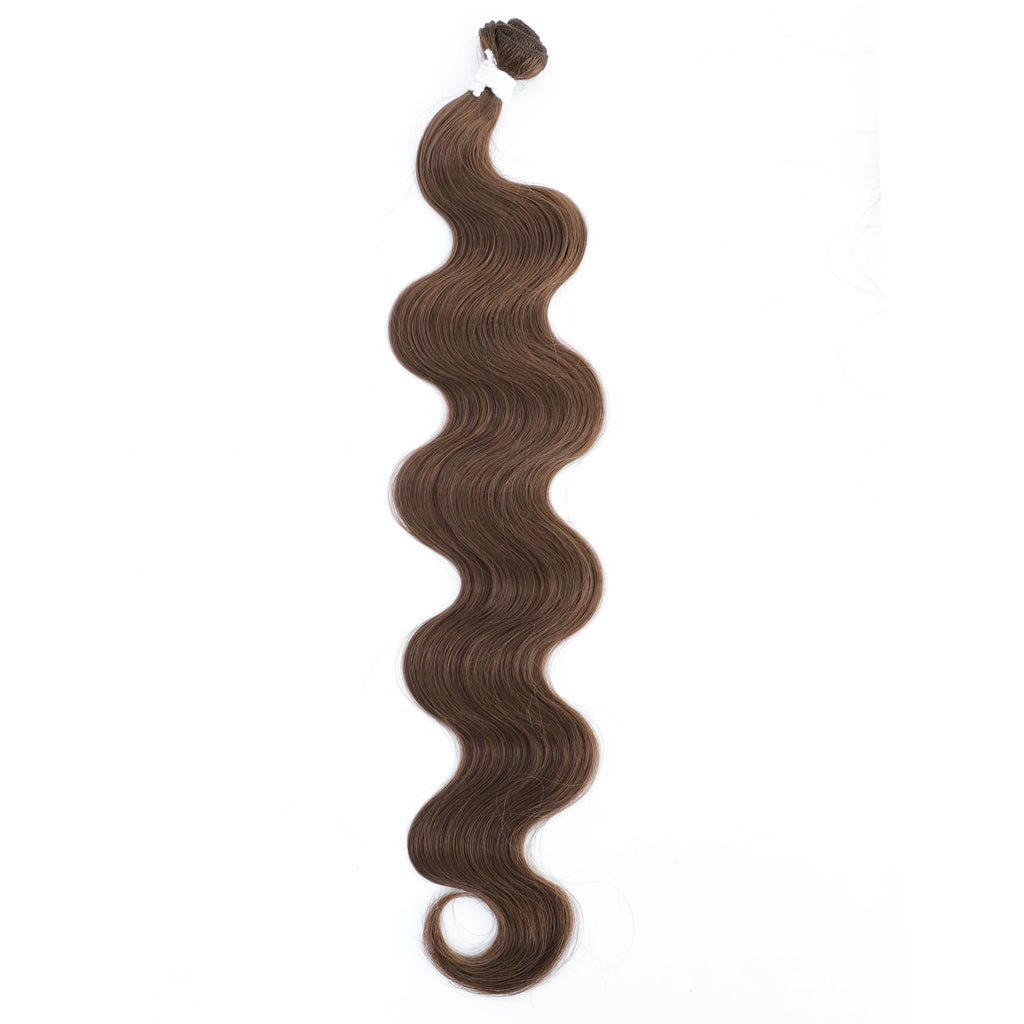 Mèches synthétiques Body Wave colorées 613, Extensions capillaires naturelles blondes Piano, queue de cheval épaisse ombrée, tissage de cheveux amples et profonds