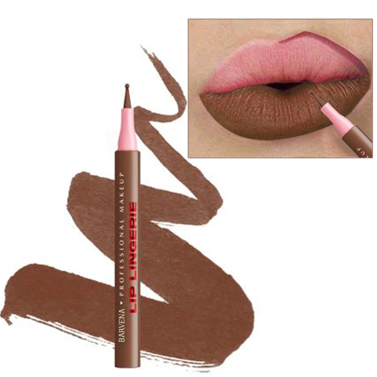 Crayon à lèvres mat, imperméable, Application lisse, résistant aux taches, hydratant, hautement pigmenté, 6 couleurs, maquillage pour le contour des lèvres