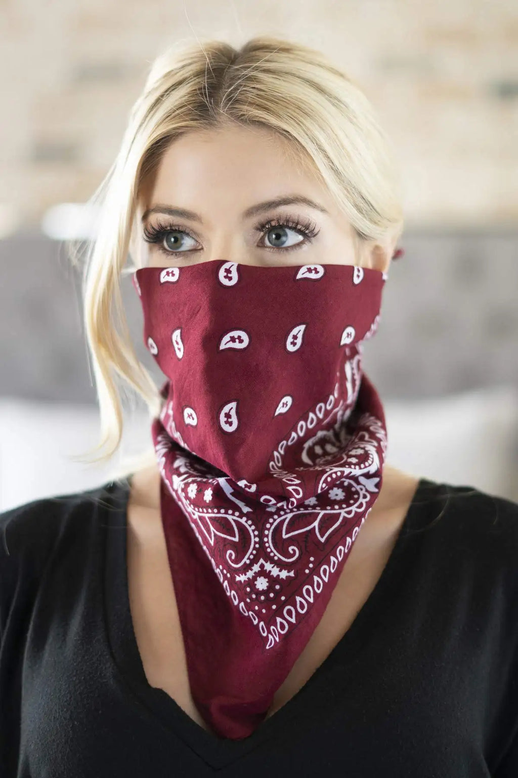 2025 mode femmes rouge Bandana écharpe filles enfants Punk carré Bandanas chapeaux bohème foulard bandeaux cheveux accessoires