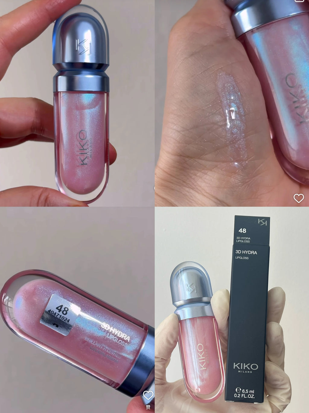 KIKO 3D Liquid Lip Glaze – Gloss à Lèvres Transparent Effet Miroir

Gloss à lèvres liquide transparent offrant un effet miroir ultra-brillant pour des lèvres visiblement plus pulpeuses et lumineuses.