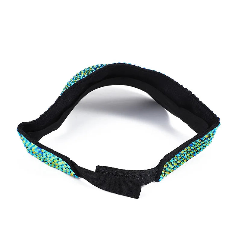 Strass vide casquette décontracté femmes pare-soleil été printemps Streetwear mode Bling Bling diamant intégré casquette de Baseball