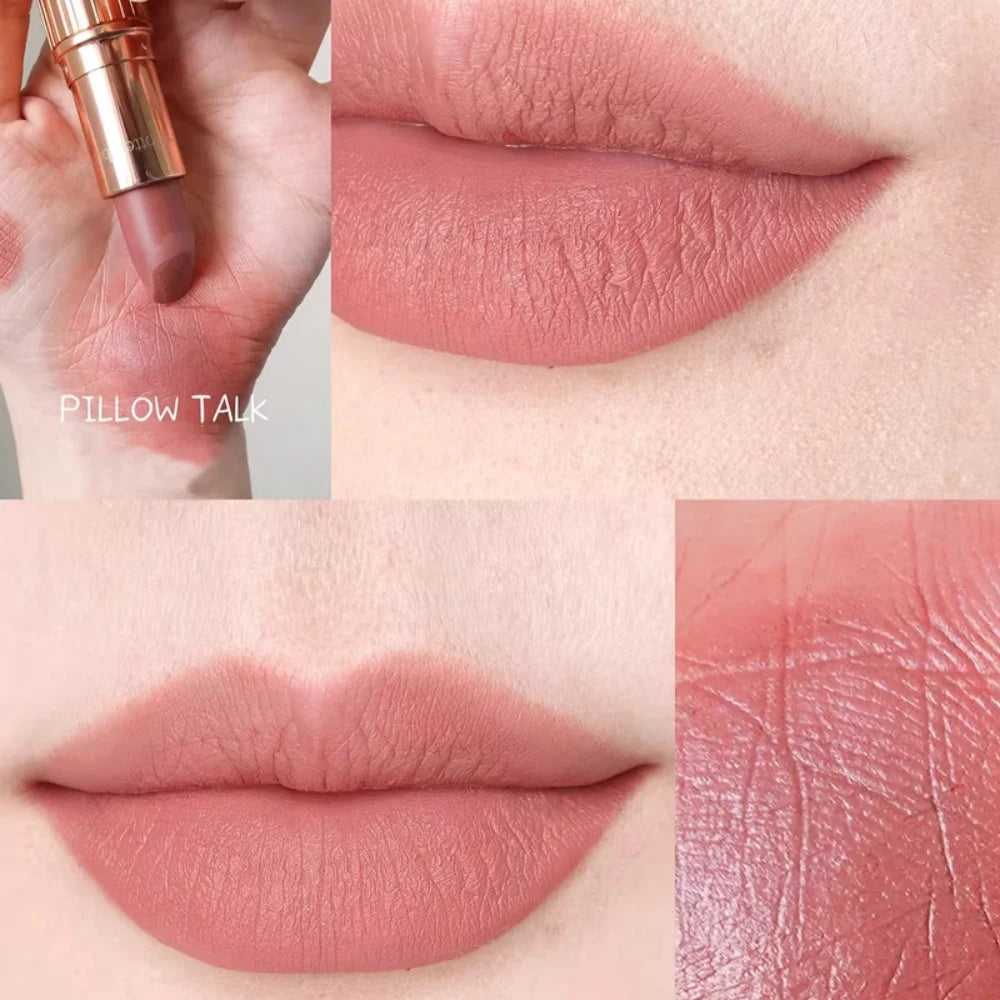 Charlotte Tilbury CT Masque réparateur hydratant pour les lèvres, baume éclaircissant et exfoliant pour les lèvres, rouge à lèvres solide effet gelée, gloss à lèvres