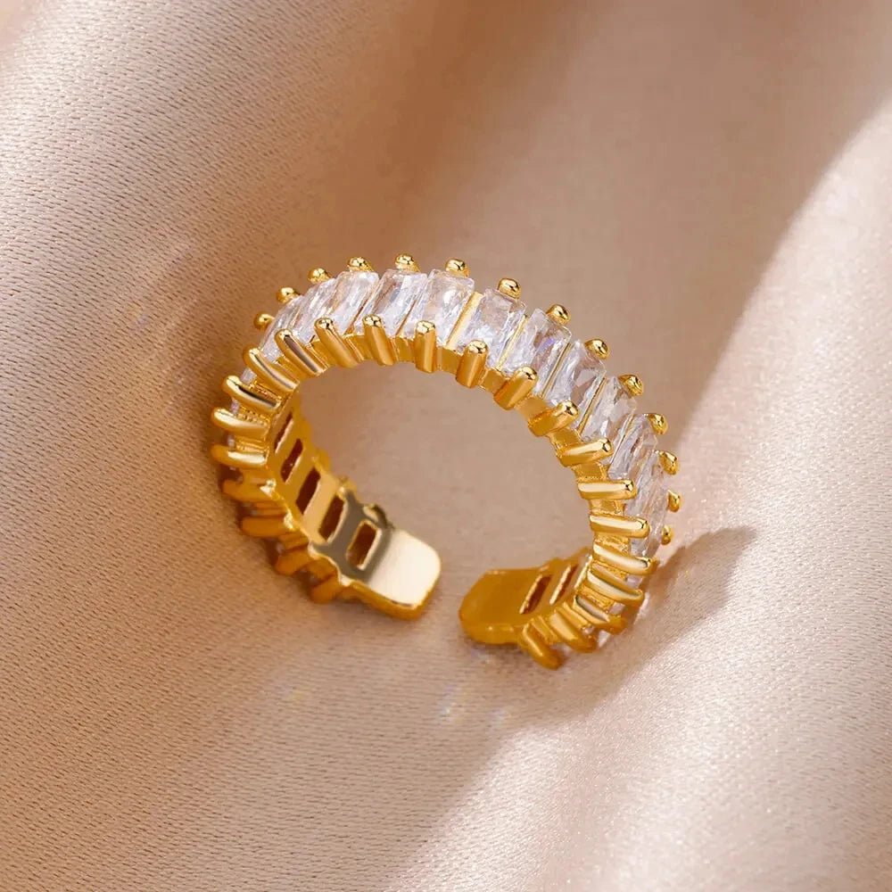 ✨ Bracelets et bagues Doré en Acier Inoxydable 316L – Élégance Intemporelle