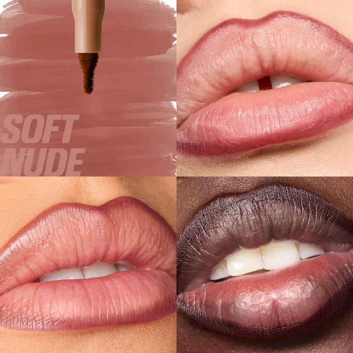 Teinte à lèvres HUDA BEAUTY, longue tenue, facile à appliquer, fini mat, rouge à lèvres hybride, gloss, liner pour les lèvres.