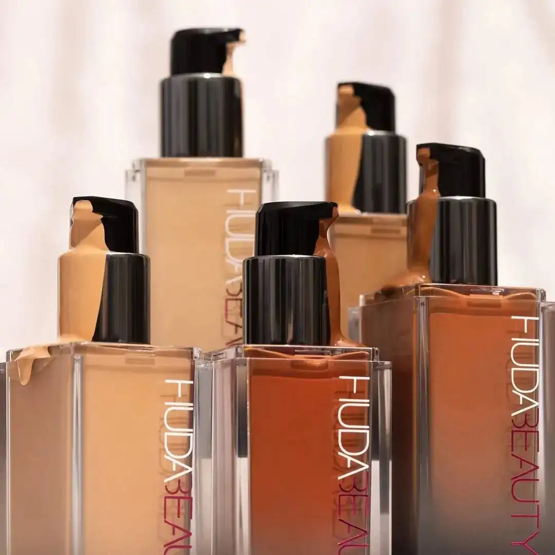Fond de Teint HudaBeauty Mat Lumineux Longue Tenue Couvrance Totale Correcteur Efficace Maquillage Professionnel Imperméable